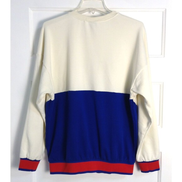 Vtg Adidas Crewneck Sweater Men M Nature Moth Wildlife Colorful 90's Retro Y2K - Picture 4 of 10